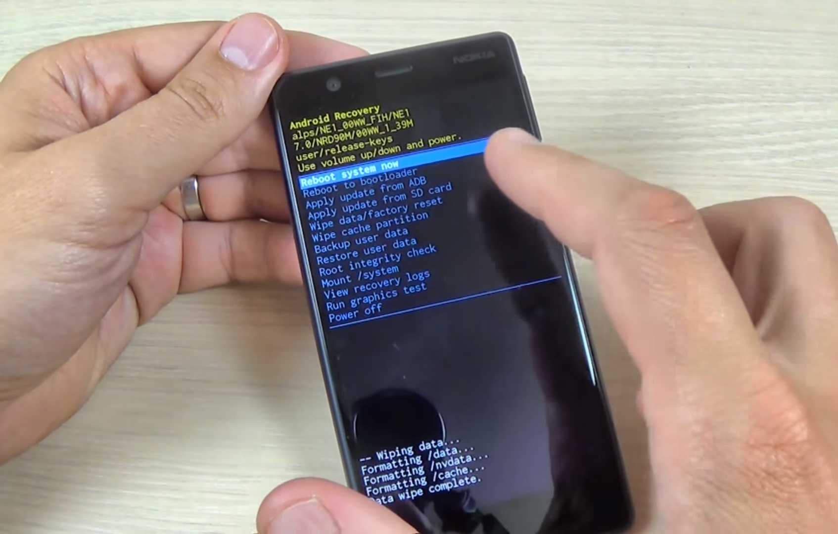 Factory reset blu c5l max
